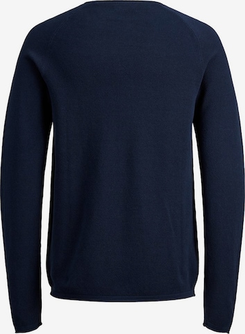 JACK & JONES Regular Fit Pullover 'Hill' in Blau