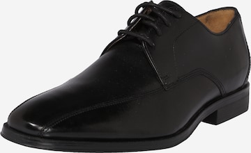 CLARKS Lace-Up Shoes 'Gilman Mode' in Black: front