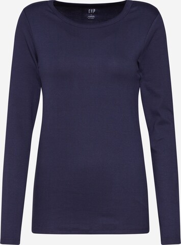 GAP Shirt 'LSMODCREW' in Blau: predná strana