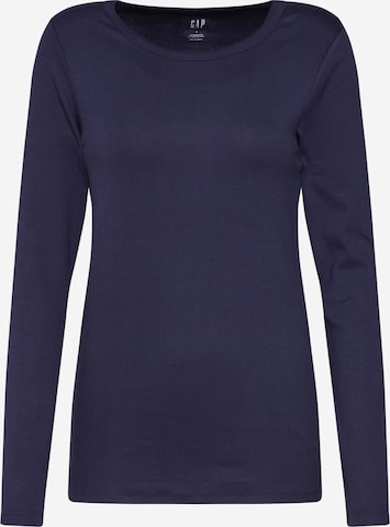 GAP Shirt 'LSMODCREW' in Blau: predná strana