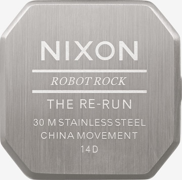 Nixon Armbanduhr 'Re-Run' in Silber