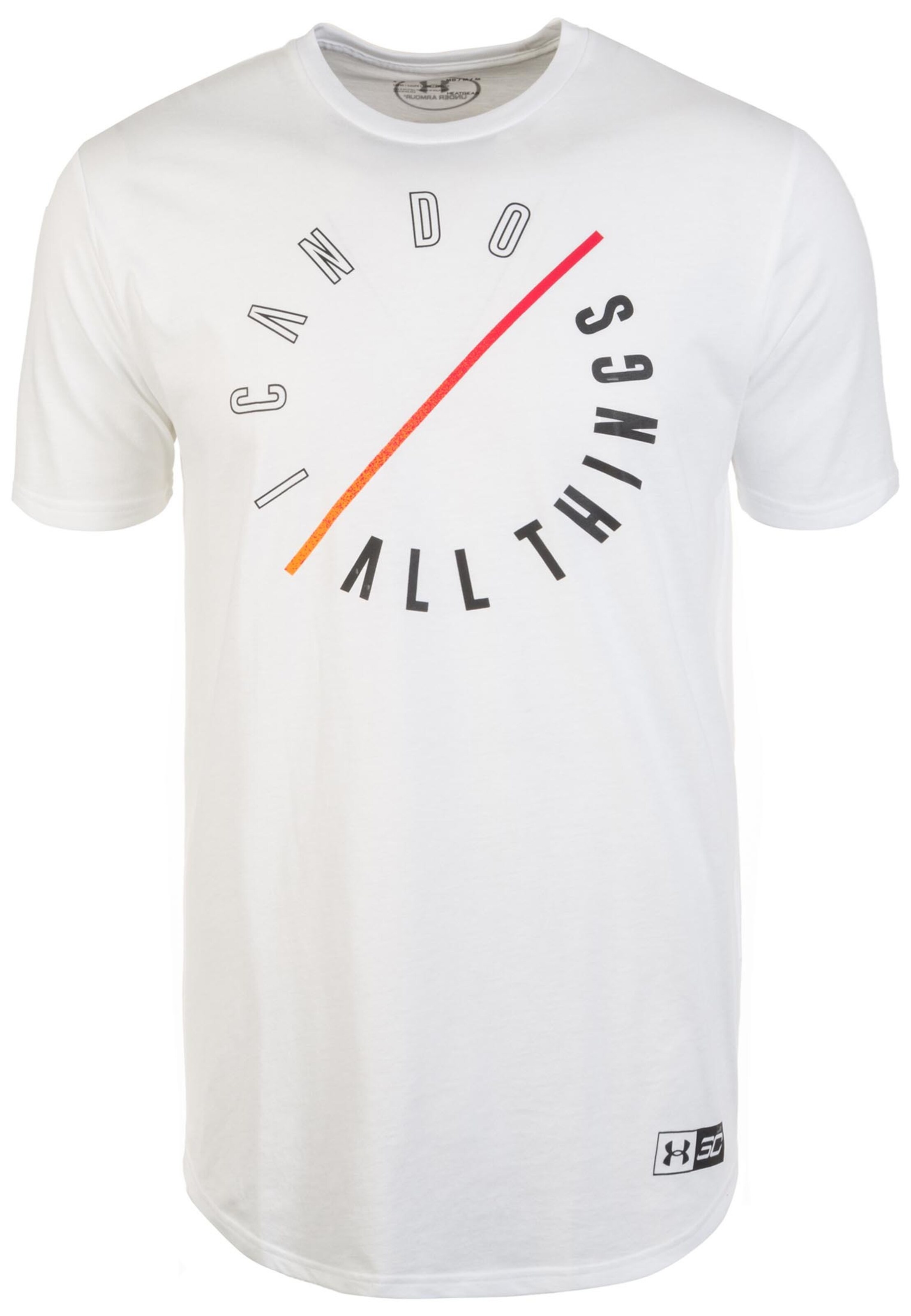 UNDER ARMOUR - Functioneel shirt 'SC30 ICDAT' in de kleur Sinaasappel