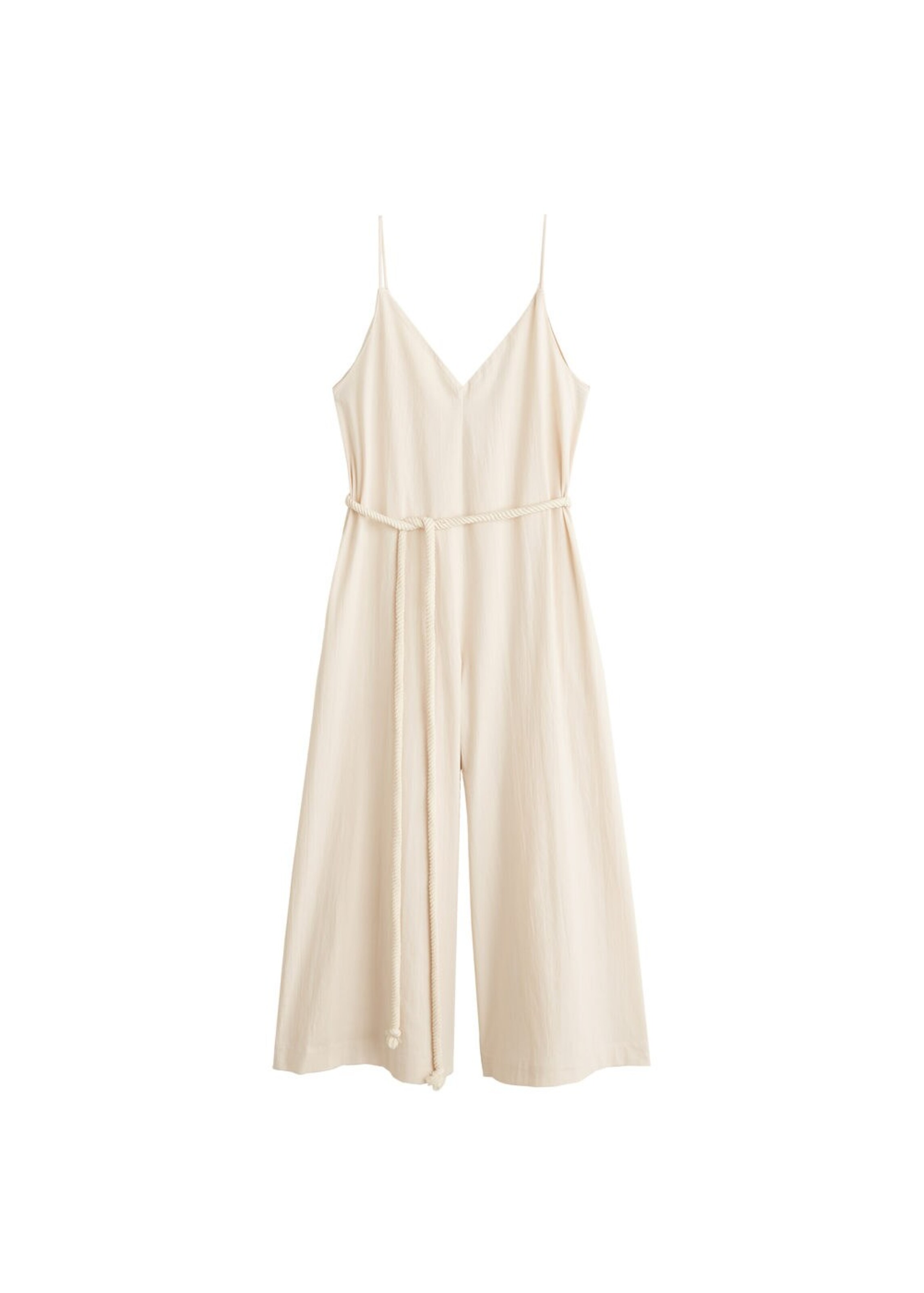 MANGO - Overall 'Cuerdi-I' in champagner