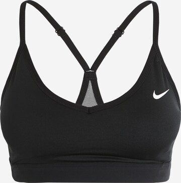 Soutien-gorge de sport 'Indy' NIKE en noir : devant