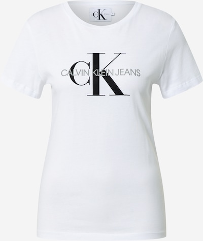Calvin Klein Jeans Camiseta en negro / blanco, Vista del producto