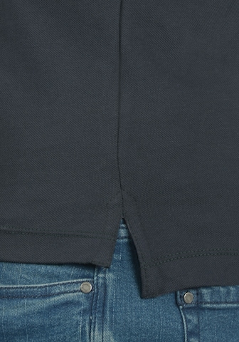BLEND Langarm-Poloshirt 'Ralle' in Grau: predná strana