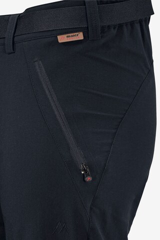 Maier Sports Regular Outdoor Pants 'Naturno' in Black