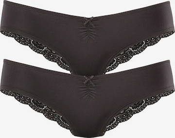 LASCANA String in Black: front