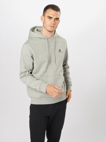 CONVERSE Regular fit Sweatshirt in Grijs: voorkant