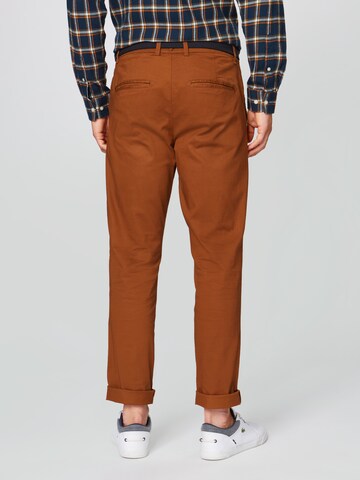 regular Pantaloni chino 'YARD PANTS' di SELECTED HOMME in marrone: dietro
