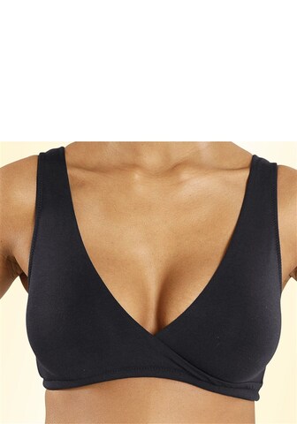 Triangle Soutien-gorge d’allaitement PETITE FLEUR en noir