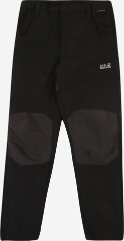 JACK WOLFSKIN Regular Sporthose 'Rascal' in Schwarz: predná strana