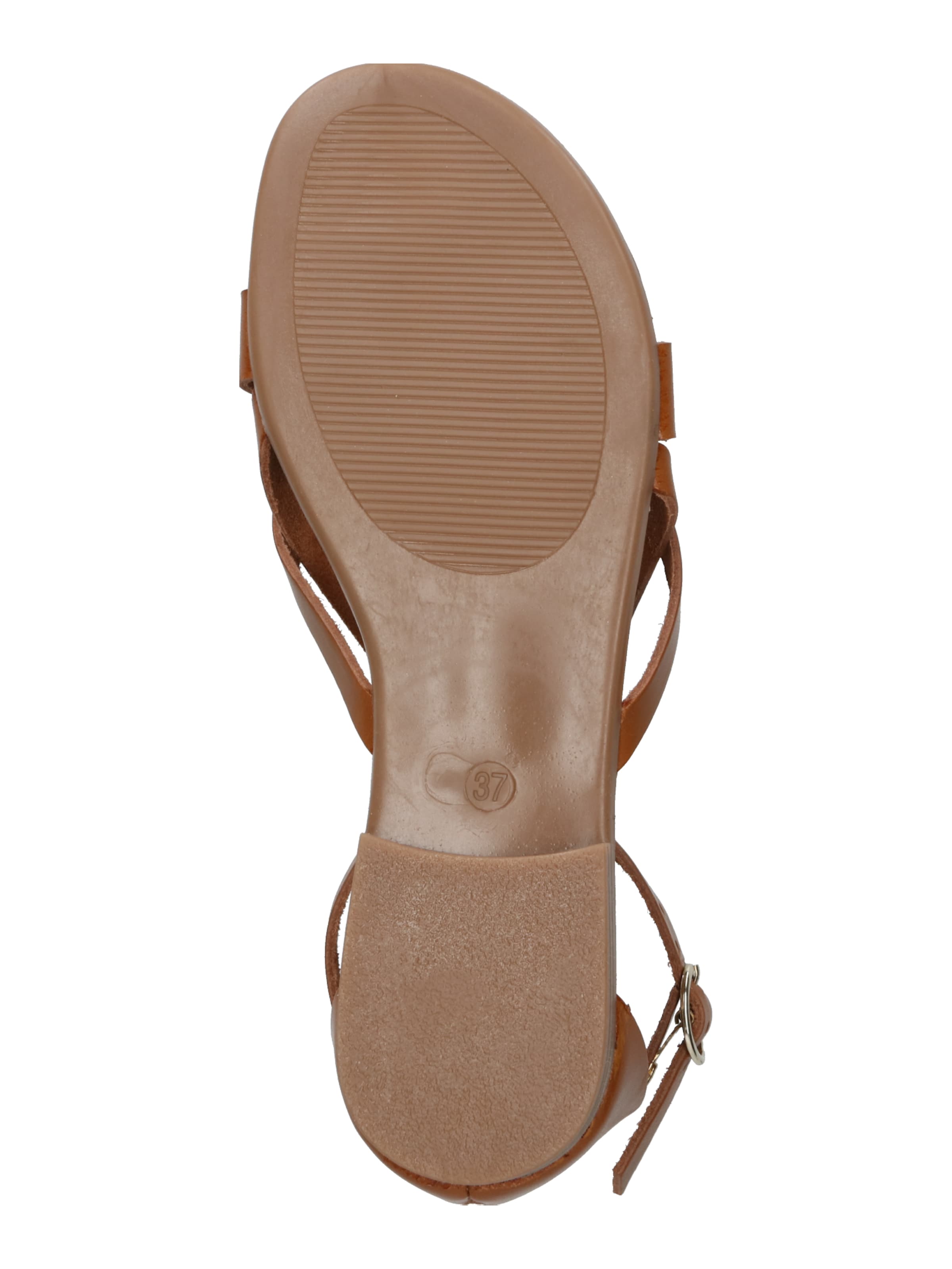 ABOUT YOU T-Bar Sandals 'Jody' in Brown