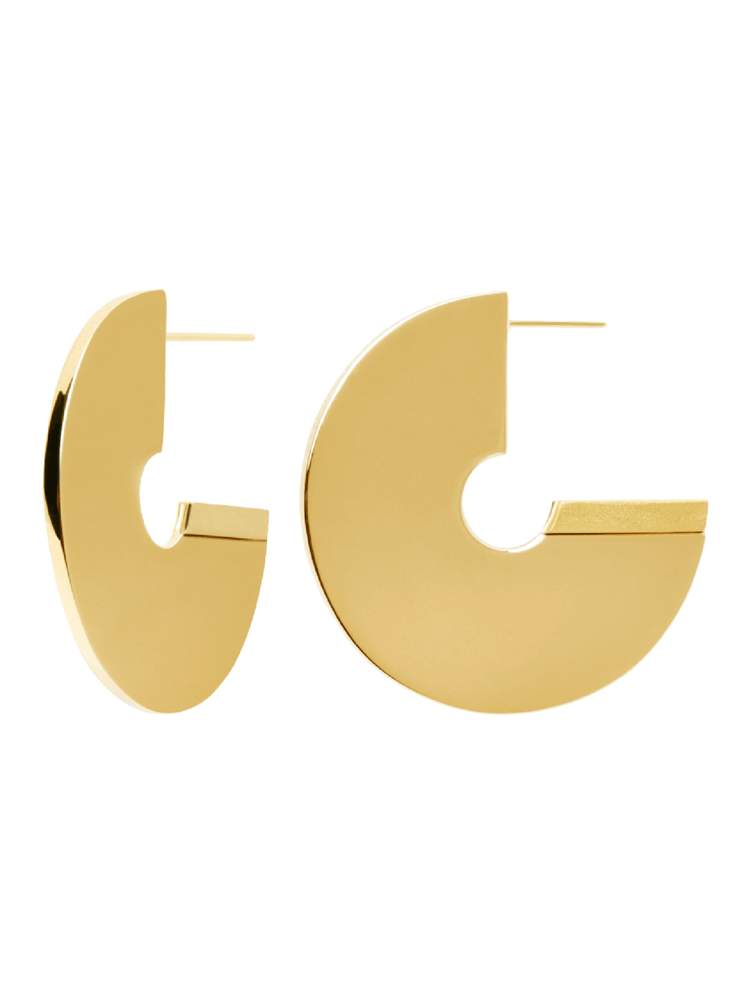 P D PAOLA - Ohrringe 'Wolfnoir' in gold