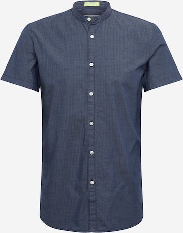 Coupe regular Chemise TOM TAILOR DENIM en bleu : devant