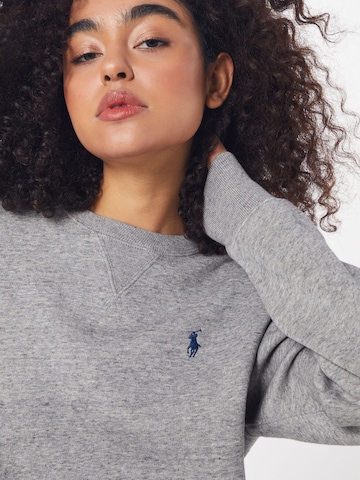 Polo Ralph LaurenSweater majica 'LS PO-LONG SLEEVE-KNIT' - siva boja