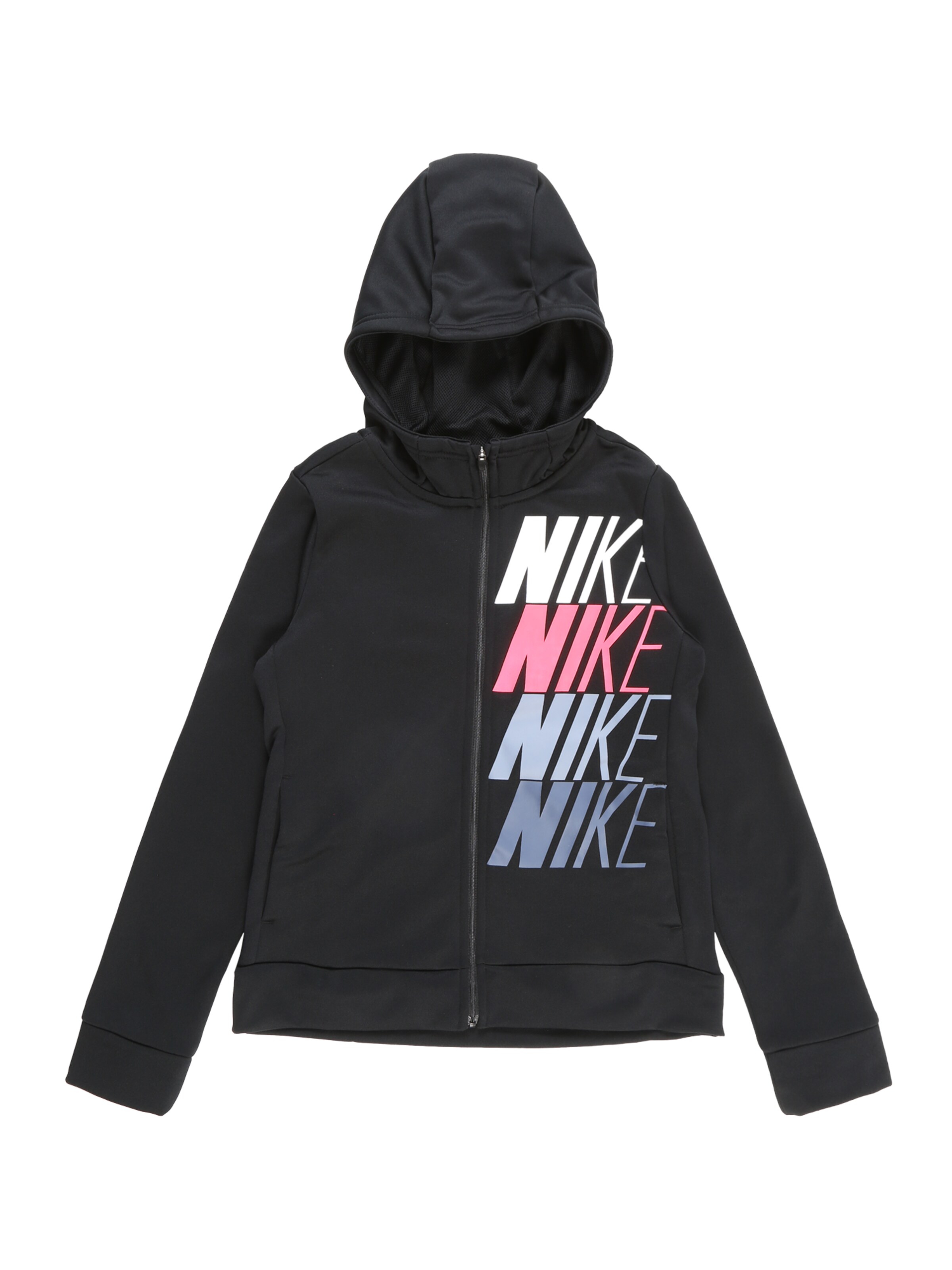 NIKE - Sportief sweatvest 'Therma' in de kleur Zwart