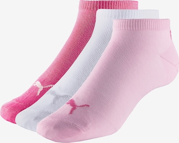 PUMA Ankle Socks in Pink: front