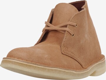 CLARKS Lace-Up Ankle Boots in Brown