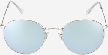 Ray-Ban Sonnenbrille 'Round metal' in Silber