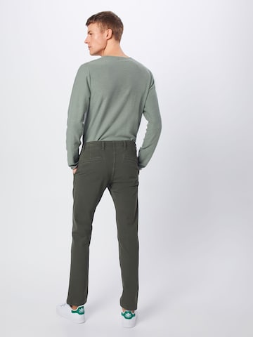 Dockers Slimfit Chino 'SMART 360 FLEX ALPHA SLIM (TAPERED)' in Groen: terug