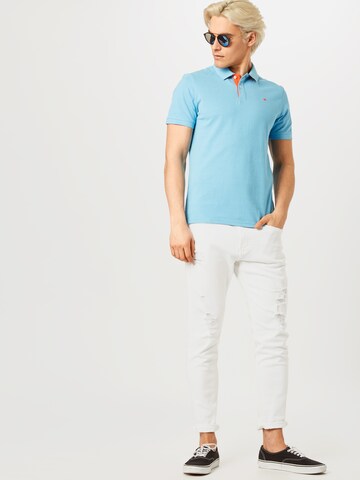 Coupe regular T-Shirt TOM TAILOR en bleu