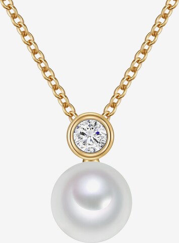 Valero Pearls Necklace in Gold: front