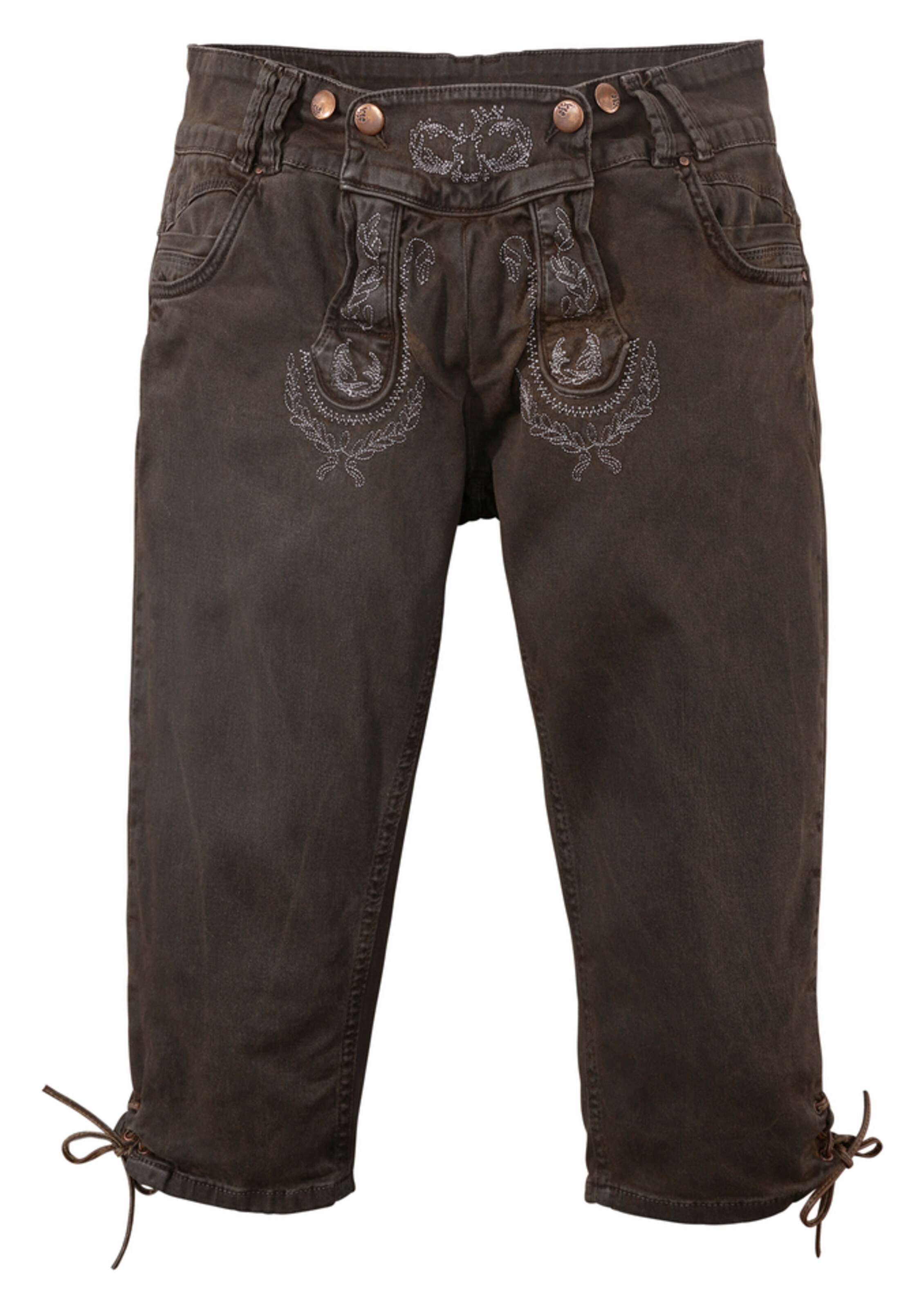 HANGOWEAR - Trachtenhose in dunkelbraun