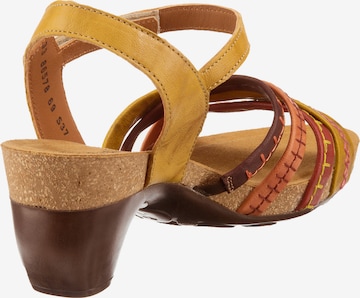 THINK! Strap Sandals 'Traudi' in Yellow