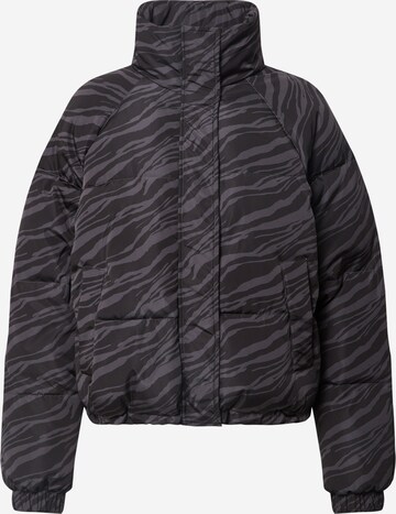 ICHI Winter Jacket 'Otw' in Grey: front