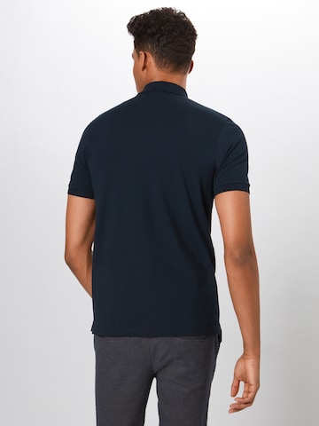 OLYMP Slim Fit Poloshirt 'Level 5' in Blau: zadná strana