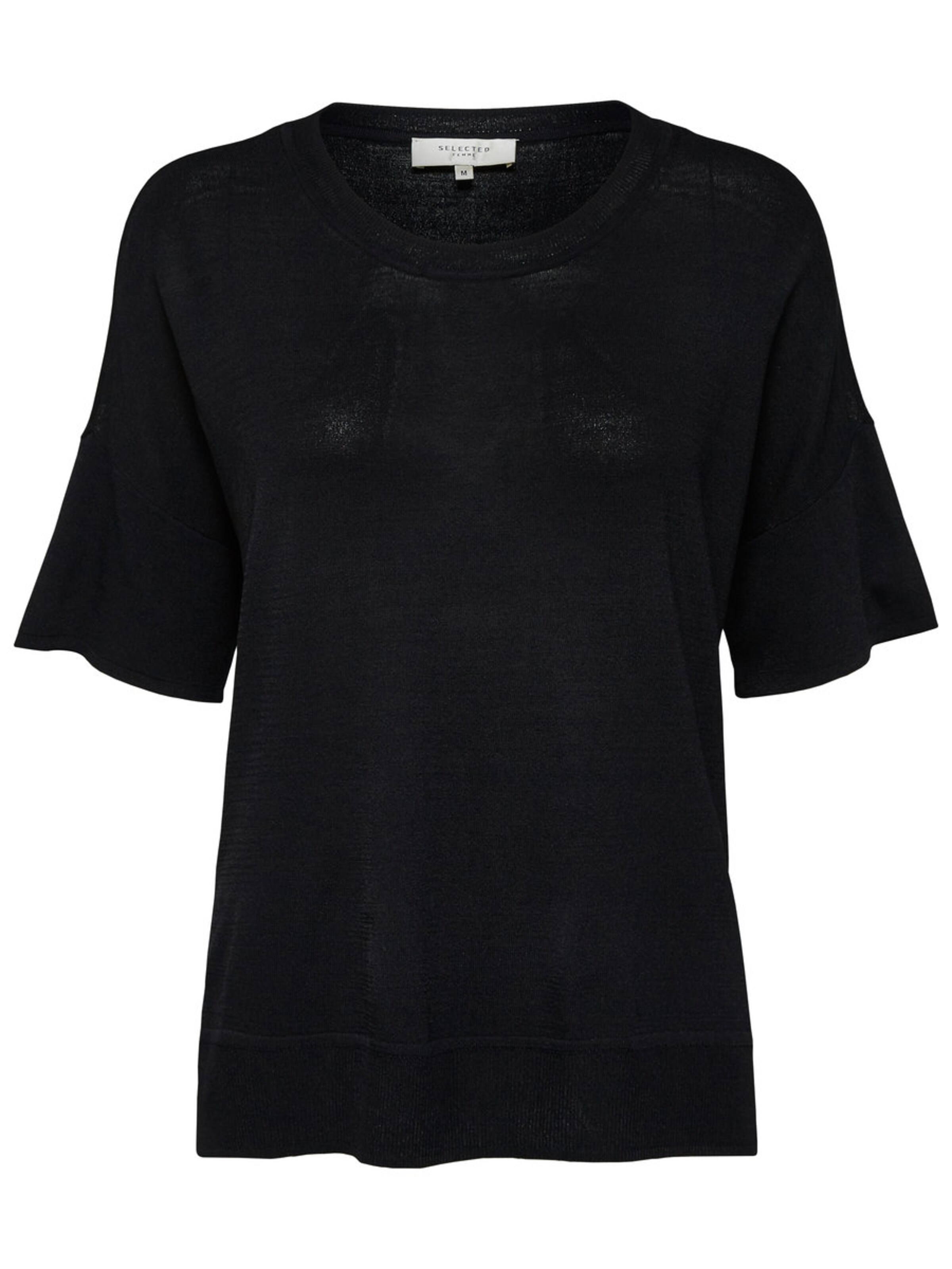 SELECTED Shirt in Schwarz: Vorderseite