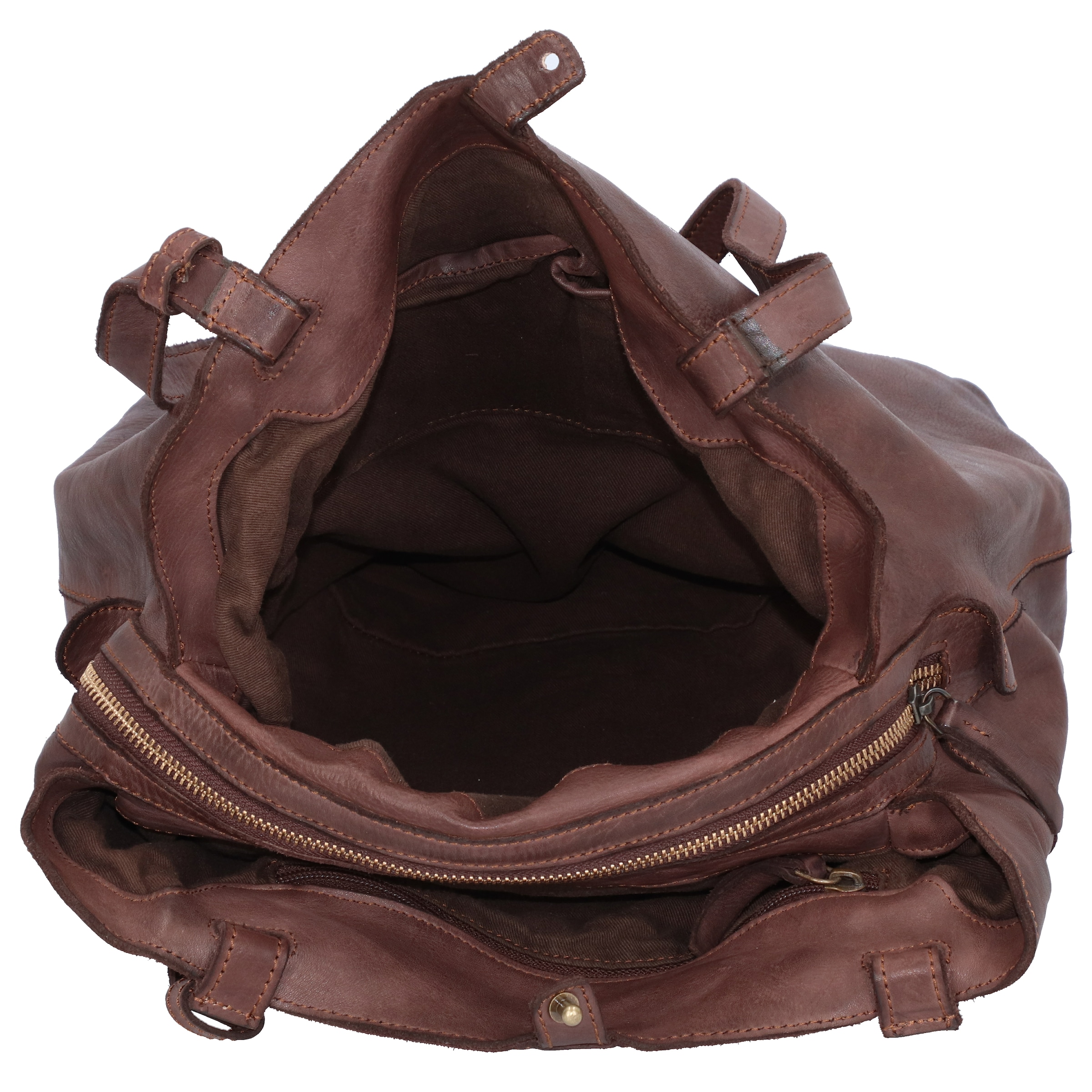 Harold's Shoulder Bag 'Submarine' in Brown