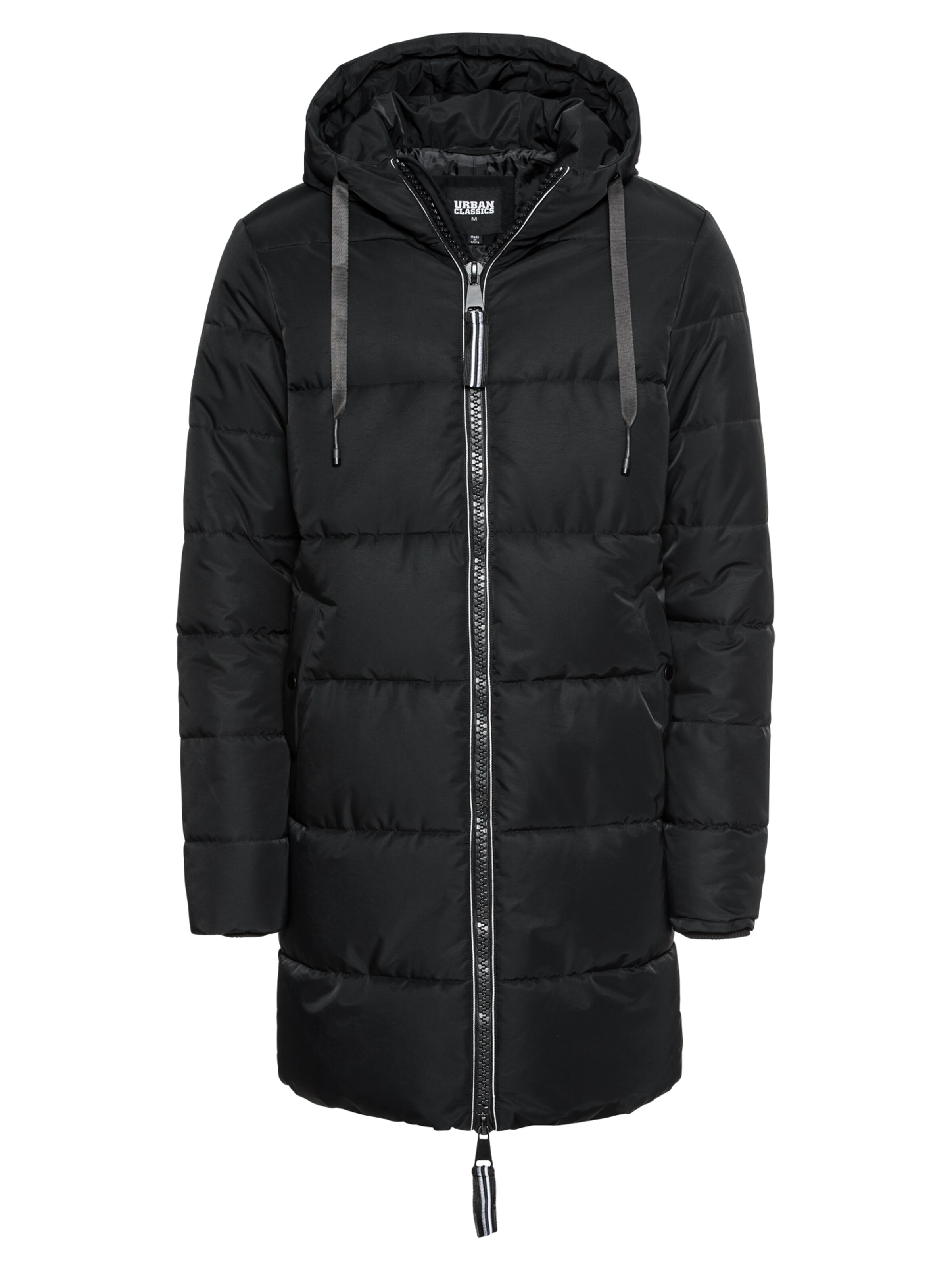 Urban Classics - Winterjas in de kleur Zwart