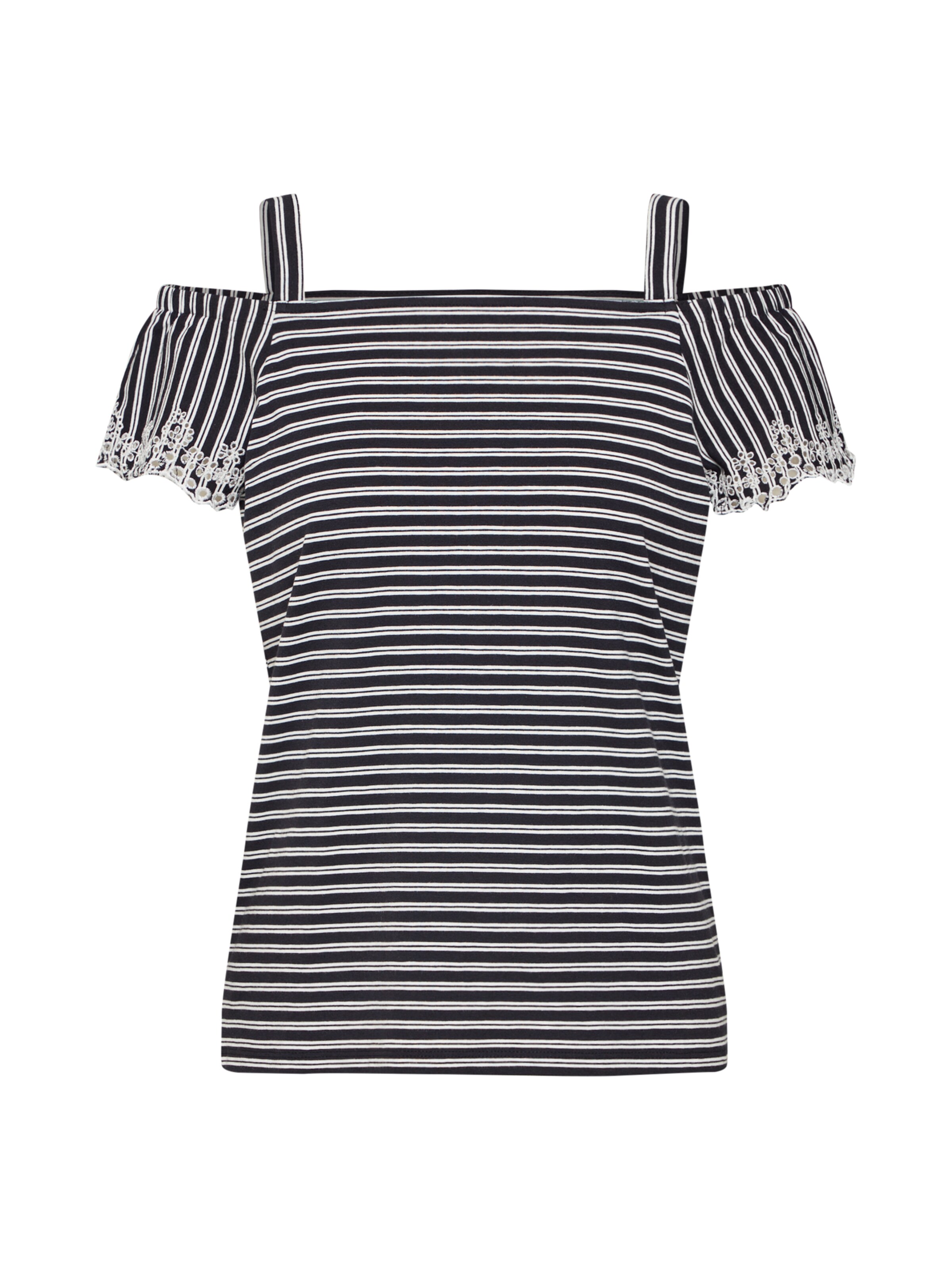 ESPRIT - Shirt 'Carmen Tee' in de kleur Zwart