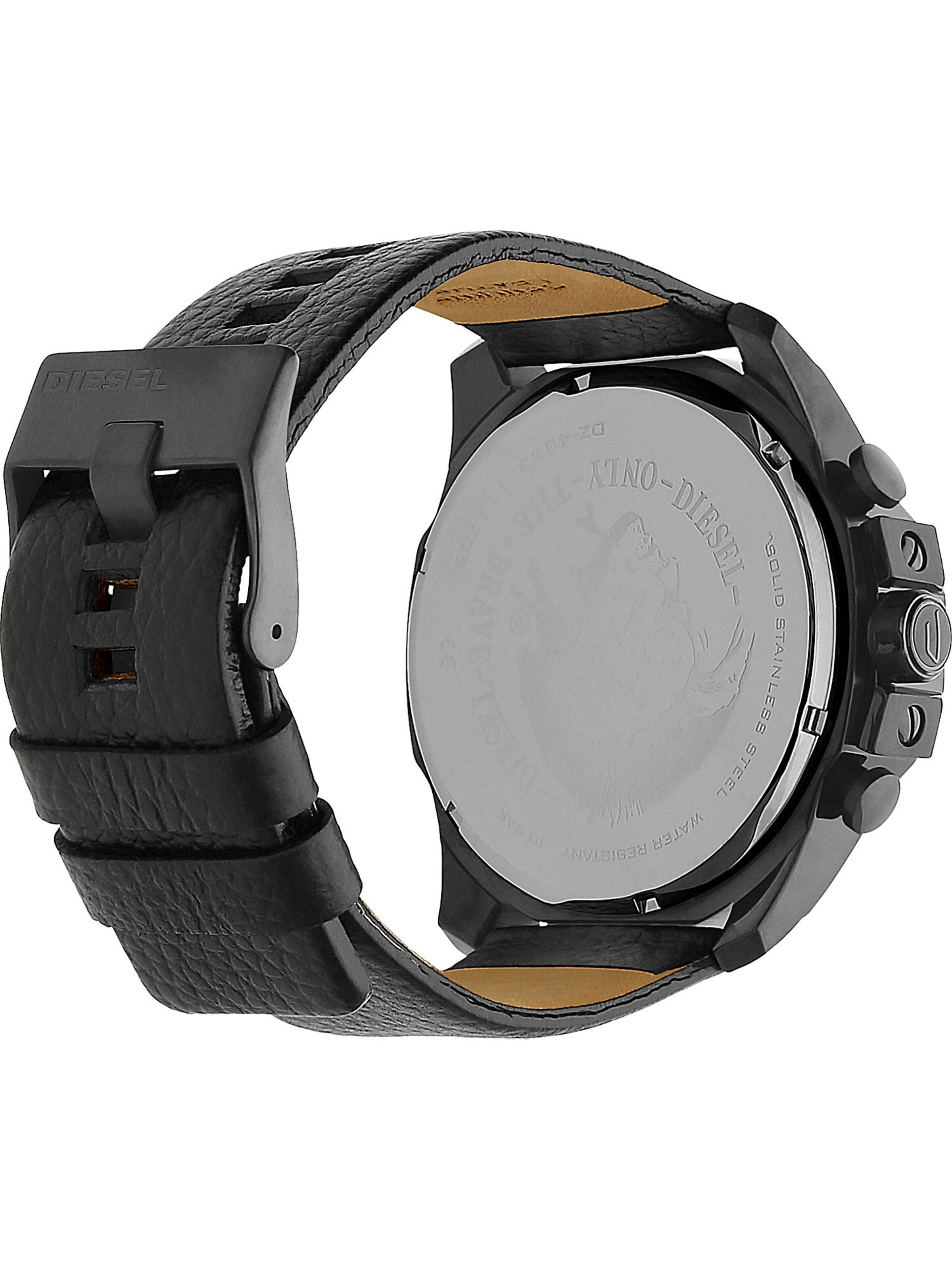 DIESEL Analog klocka i svart