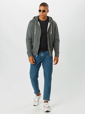 LEVI'S ® Klasický střih Mikina 'New Original Zip Up' – šedá