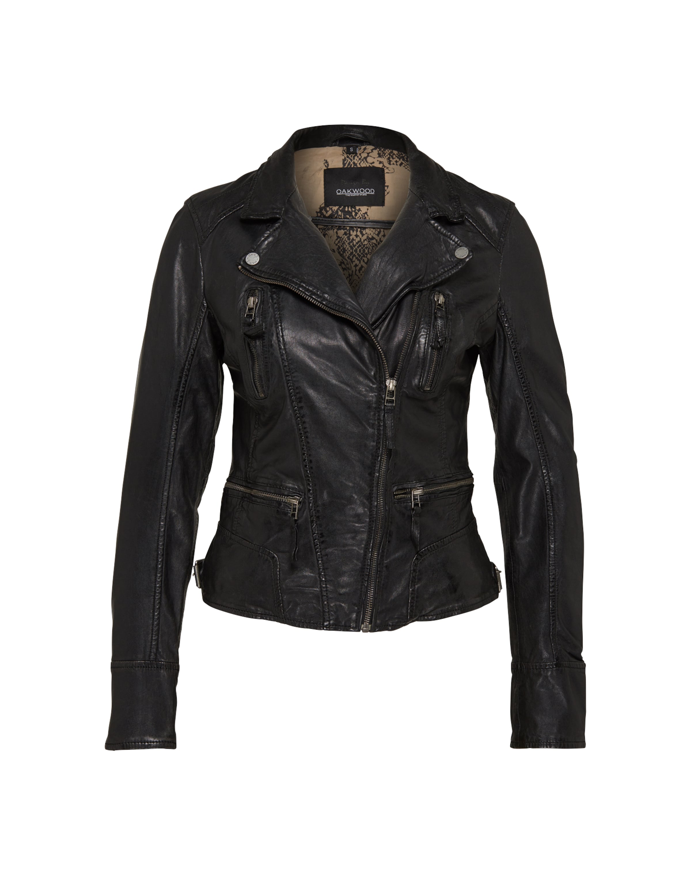 OAKWOOD Overgangsjakke i sort: forside