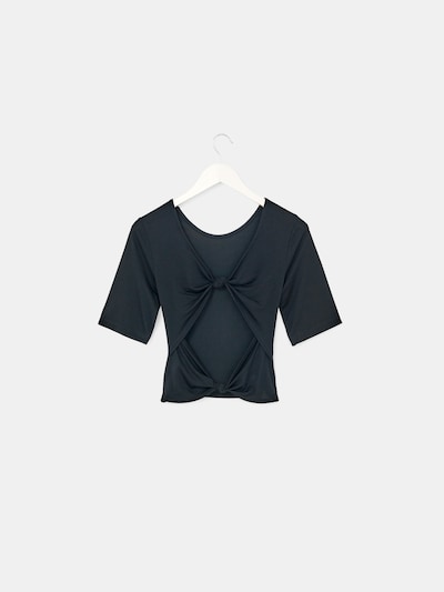 EDITED T-shirt 'Kitty' en noir, Vue avec produit
