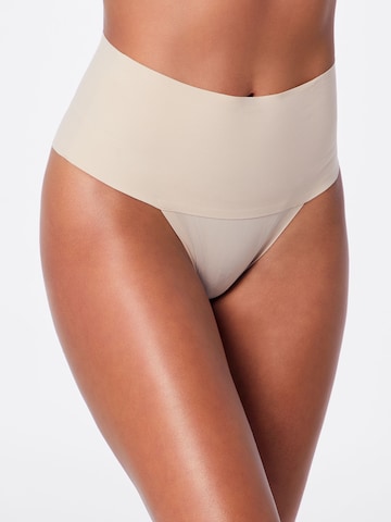 SPANX Normální Tanga – béžová: přední strana