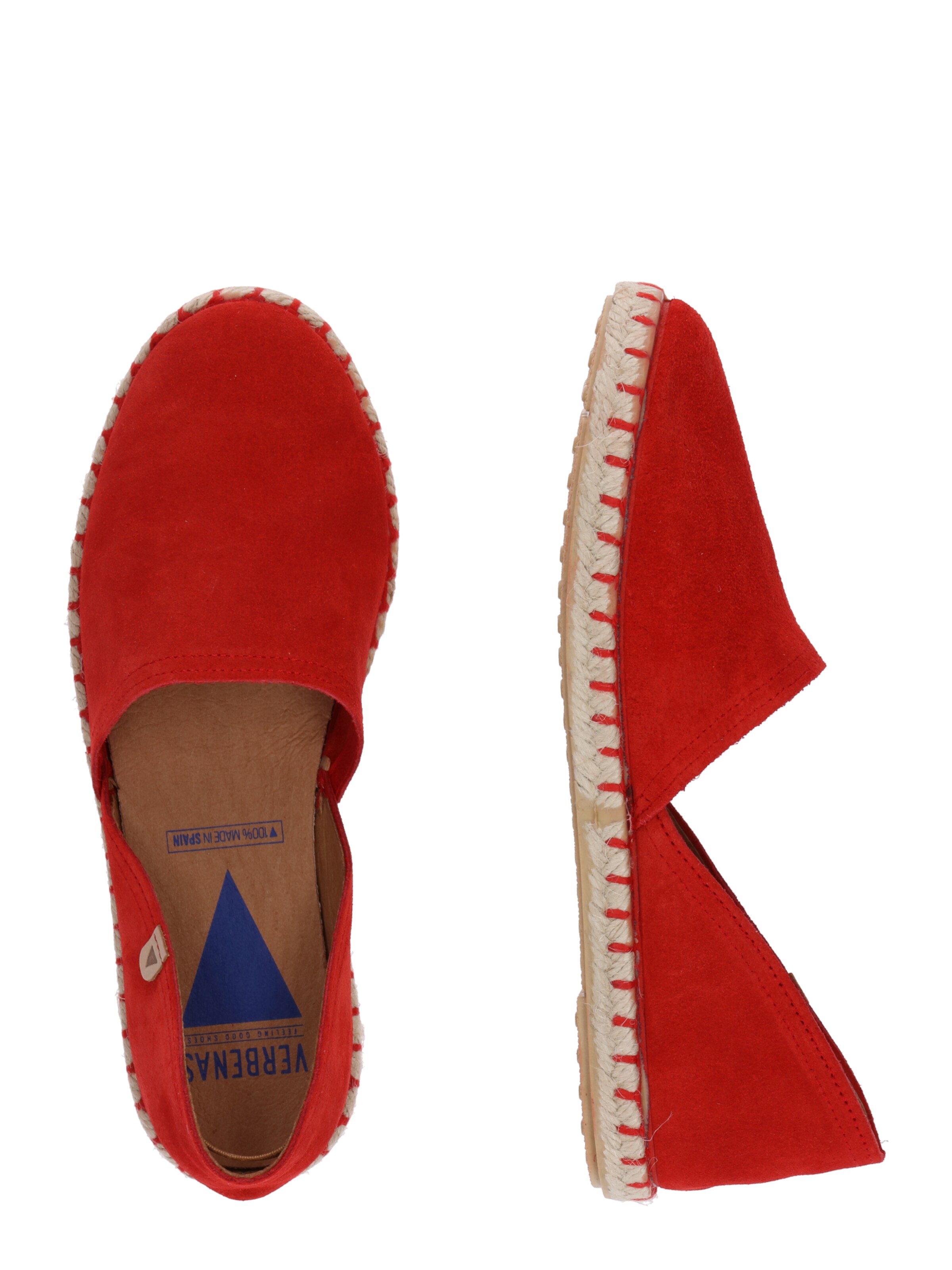 VERBENAS Espadrilles 'Carmen' in Red: side