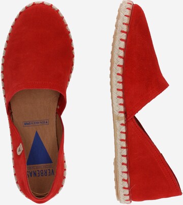 VERBENAS Espadrilles 'Carmen' in Rood: zijkant