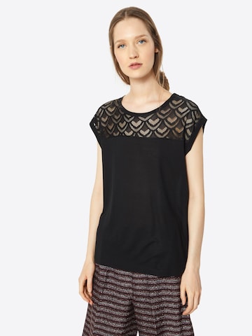 Tricou 'Nicole' de la ONLY pe negru: față