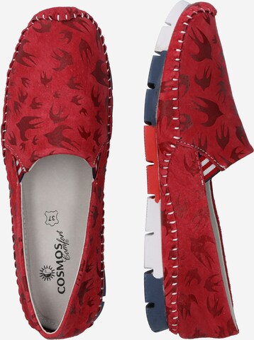 Mocassin COSMOS COMFORT en rouge