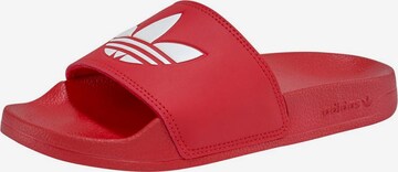 ADIDAS ORIGINALS Badesandale 'Adilette Lite J' in Rot: predná strana