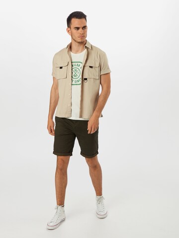 Coupe regular T-Shirt TOM TAILOR en beige