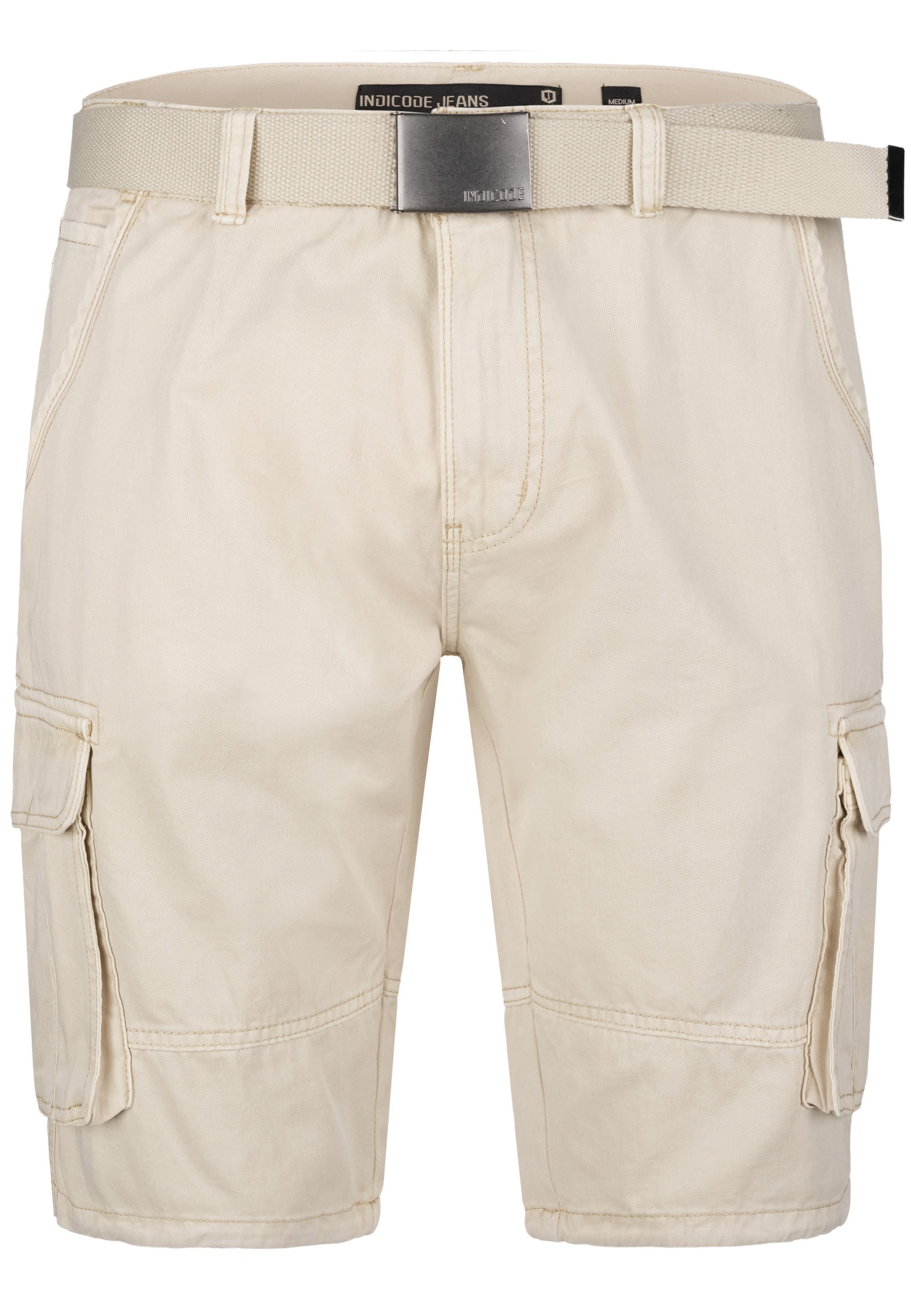 INDICODE JEANS Trousers ' Blixt ' in White: front