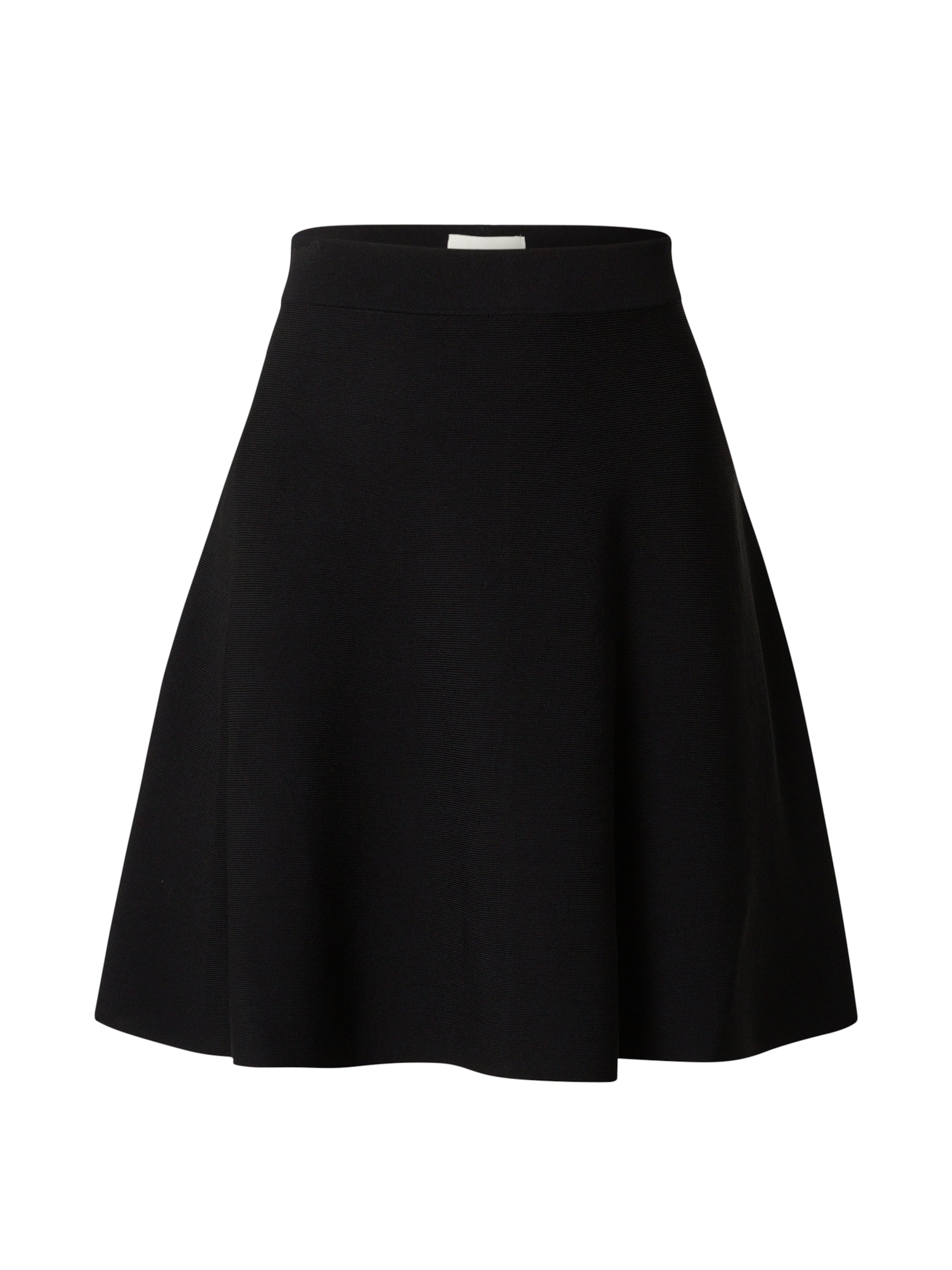 NÜMPH - Falda 'Nulilypilly' en negro: frente