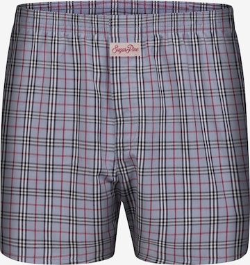 Sugar Pine Boxer shorts 'Classic Check' in Grey: front