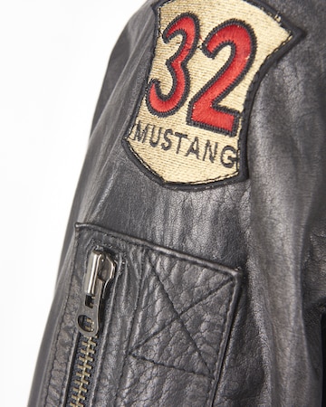 MUSTANG Lederjacke 'Karlstad' in Schwarz